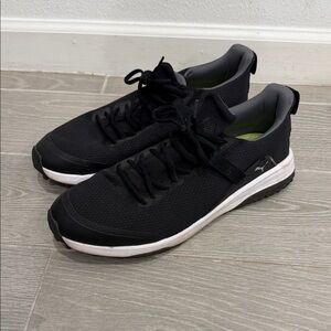 Puma Golf Men's Black and White Sneakers